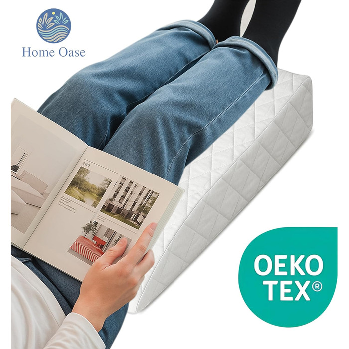 Ортопедична подушка для ніг, подушка для відпочинку ніг, подушка для поліпшення кровообігу, пральна, 71x40x15 см