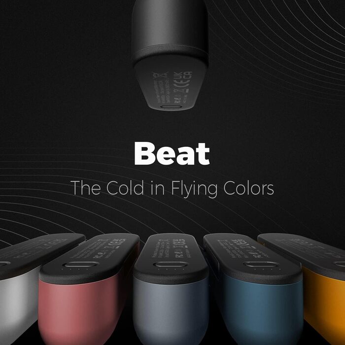 Електричний грілка для рук OCOOPA MagTwins (Рожевий), 10000 mAh, 4 режими нагріву, USB Powerbank, 2 шт.