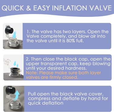 Надувний валіумний подушник для ніг, подушка-клинок для сну, подушка для ніг для покращення сну та кровообігу