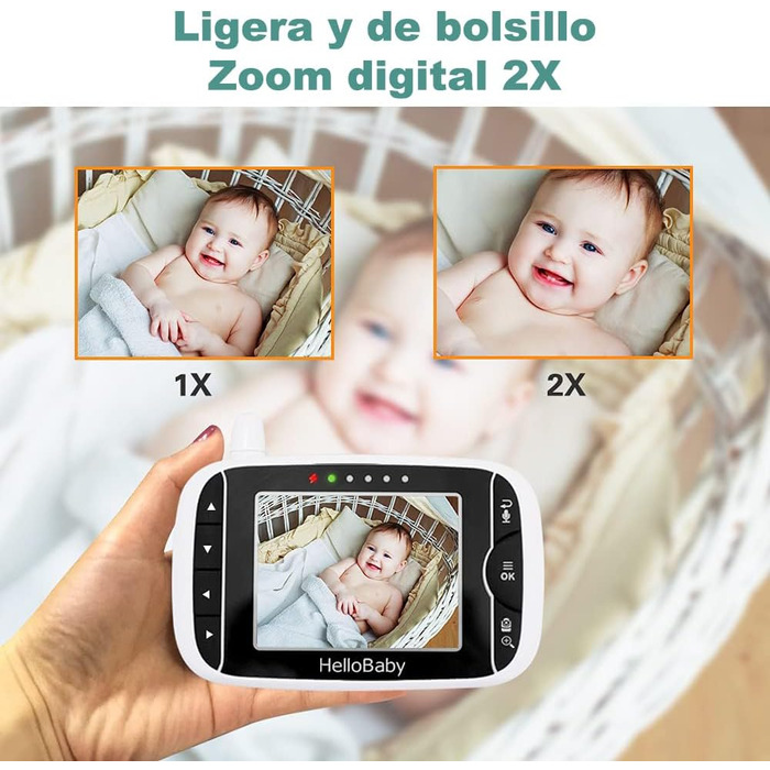 Радіоняня HelloBaby з камерою, 3.2