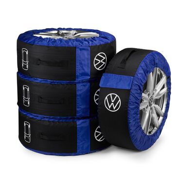 Чохли для коліс Volkswagen 000073900E (4 шт.) до 21 дюйма, для дисків до 275 мм завширшки та 2350 мм за обхватом