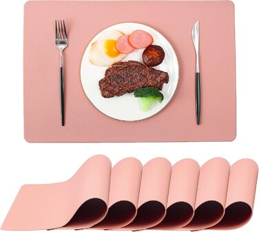 Набір столових серветок, термостійкі, миючі, для кухні та обіднього столу, декор, чорний, 6 шт.