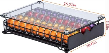 Тримач для капсул Vertuo Rice - органайзер для капсул Nespresso Vertuoline (40 капсул)