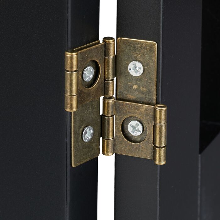 Захисний бар'єр Relaxdays чорного кольору, 70 см