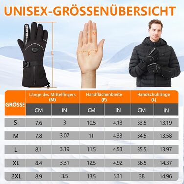 Грілки для рук Mincoo з акумулятором 5V 6000mAh, водонепроникні, 3 режими нагріву, Type-C зарядка (для жінок та чоловіків)