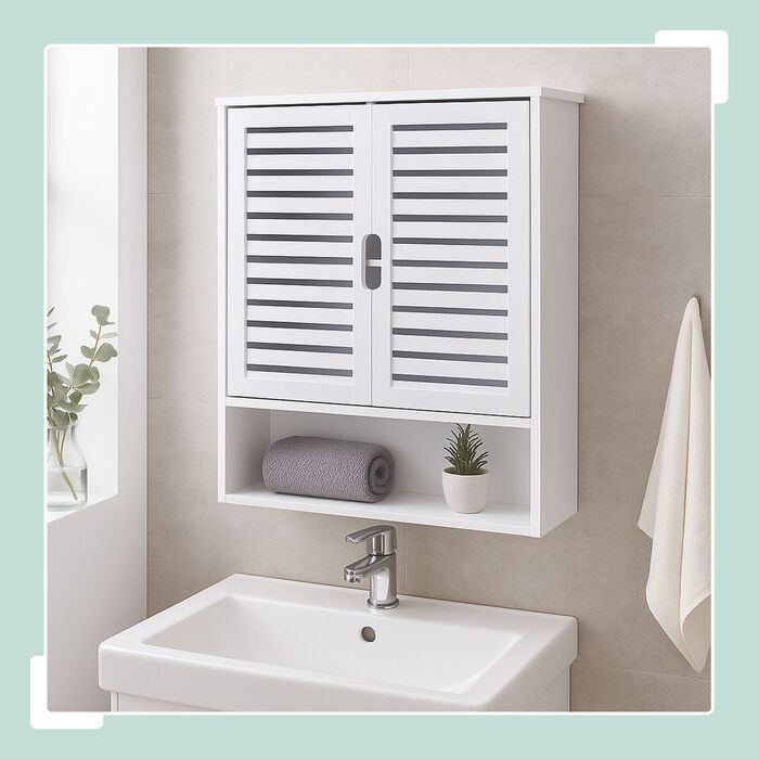 Підвісна шафка для ванної кімнати Relaxdays