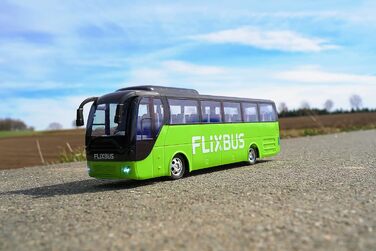 Автобус на радіокеруванні Carson FlixBus 2.4GHz, іграшка для дітей від 8 років, колірний, час роботи до 60 хв