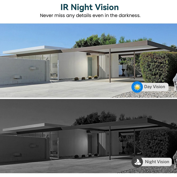 Відеодзвінок бездротовий 1080P з AI-розпізнаванням, нічне бачення, 2-сторонній аудіо, на батарейках, хмарне сховище, Wi-Fi 2.4 ГГц, для внутрішнього та зовнішнього використання