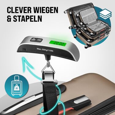 Чемодан набір Monzana® 3шт з TSA замком, вагами, органайзером, гелевими ручками, подвійними колесами, валіза-тролей, жорсткий корпус, M-L-XL, колір шампань