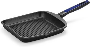 Grill BRA Advanced з рифленням, 28 см, алюмінієвий литвий з антипригарним покриттям, PFOA-free, для індукційних плит, сучасний дизайн