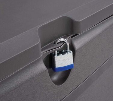 Садовий ящик для зберігання LIFETIME 60089, 127x64x67 см, коричневий, UV100, вологостійкий