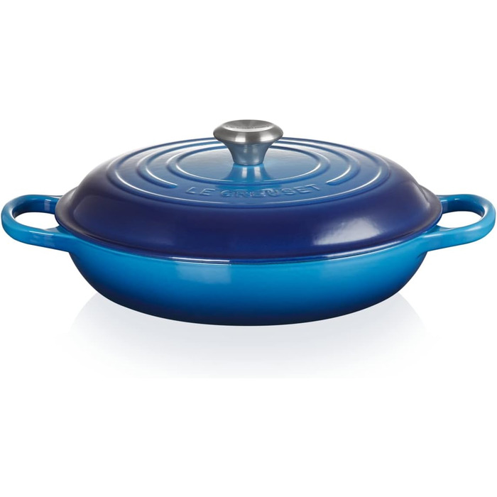 Каструля Le Creuset Signature з чавуну, 30 см, 3.5 л, Azure (Карибський)