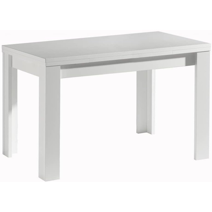 Висувний стіл MONZI - кухонний, обідній, функціональний, 110 x 60 см, білий