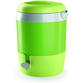 Пластиковий диспенсер для напоїв / холодильник / термос з ручкою для перенесення і знімним підставою. Ємність 6 л. бірюзового або зеленого кольору