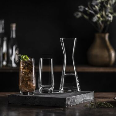 Набір для романтичного вечора Zwiesel Glas Date Night Pure (4 шт.): келихи для шампанського (297 мл) та червоного вина (540 мл), Tritan®-кришталь, Made in Germany