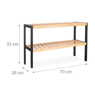 Стелаж для взуття Relaxdays з бамбука