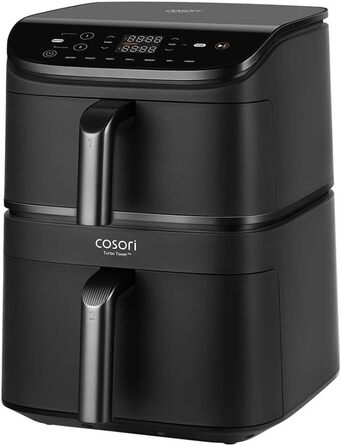 Фритюрниця повітряна COSORI Turbo Tower Chef Edition 10.8L, 2630W, чорна