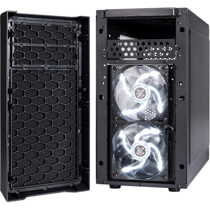 Корпус для ПК Fractal Design Focus G Mini Black із бічним вікном, міні-тауер, для геймінгу, чорний