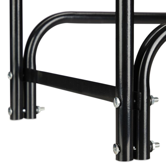 Стильна металева полиця для дров Relaxdays