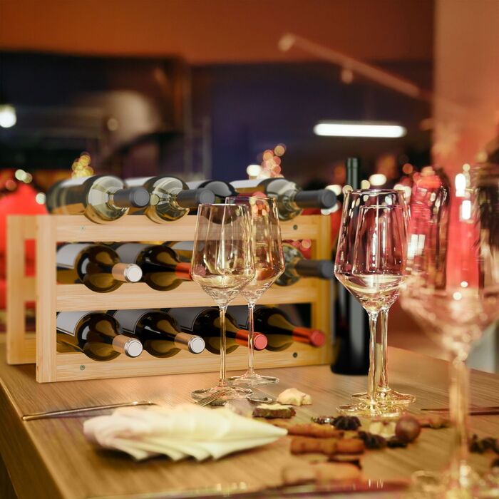 Стійка для вина Relaxdays на 12 пляшок