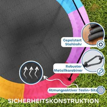 Дитяча гойдалка-гніздочко з регулюванням висоти, Ø 120 см, витримує до 300 кг, для дітей віком 3-8 років, розміри 120 x 120 x 180 см, багато кольорів