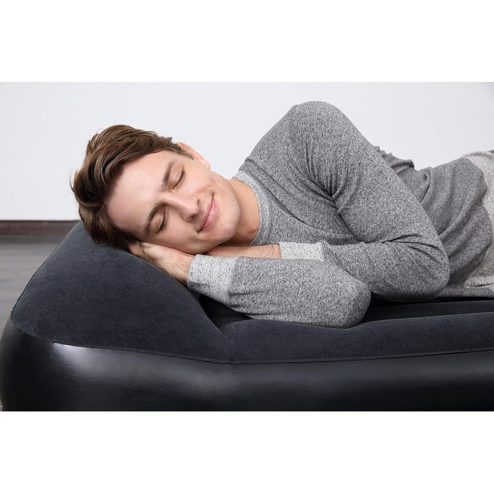 Надувний матрац Bestway Aeroluxe з вбудованим електронасосом, Queensize 203x152x46 см