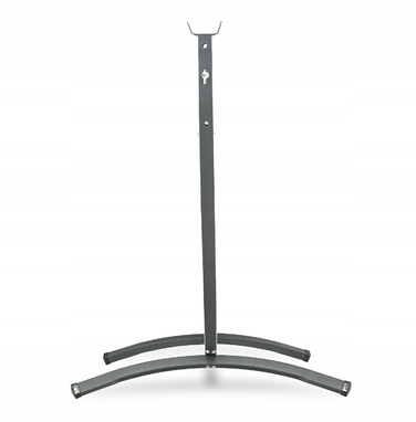 Двомісний гамак SandTropic чорний, тканинний, з металевим стійкою-каркасом, навантаження до 220 кг