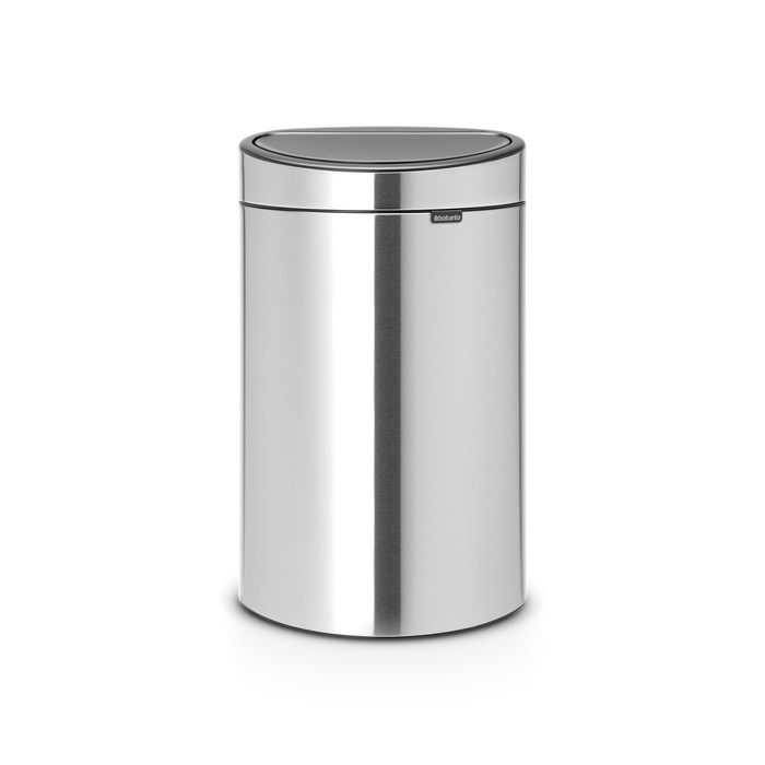 Бак для сміття Brabantia Touch Bin New двухсекційний 33 л (23+10) (112867), Сріблястий, 33