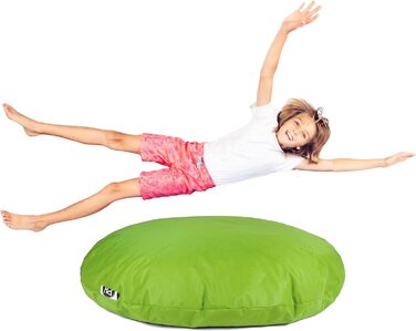 В 1 Функція Beanbag Seat Cushion Bean Bag - Kiwi - діаметр 100 см у 25 кольорах та 3 різних кольорах Розміри - повністю заповнені, 2