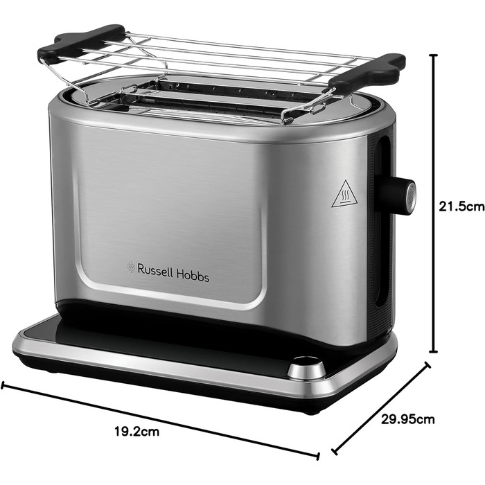 Тостер Russell Hobbs ‎26210-56 1500 Вт сріблясто-чорний