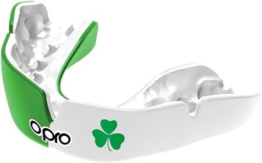 Захисні капи OPRO Instant Custom-Fit, революційна технологія індивідуальної підгонки для максимального комфорту і захисту, захист зубів для регбі, боксу, хокею, бойових мистецтв трилисник
