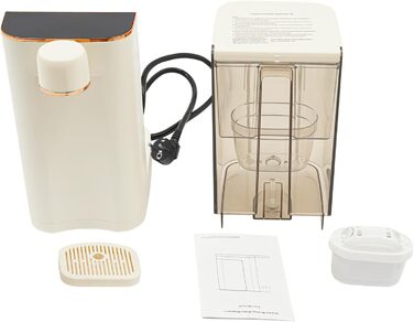 Електричний нагрівач води 3L миттєвого підігріву 2000W з 5 режимами температури та знімним баком, швидкий нагрів, захист від дітей