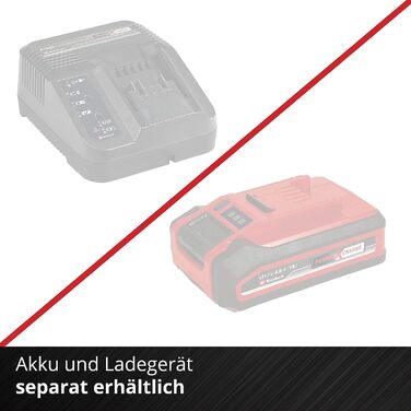 Einhell GE-CL 36 Li E-Solo Акумуляторний пилосос-повітродувка Power X-Change (2x18V, 210 км/год, безщітковий мотор, 45л мішок, ремінь, без акумулятора та зарядного пристрою)