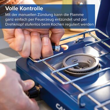 Campingaz Base Camp Lid R: Газовий пальник для кемпінгу з кришкою