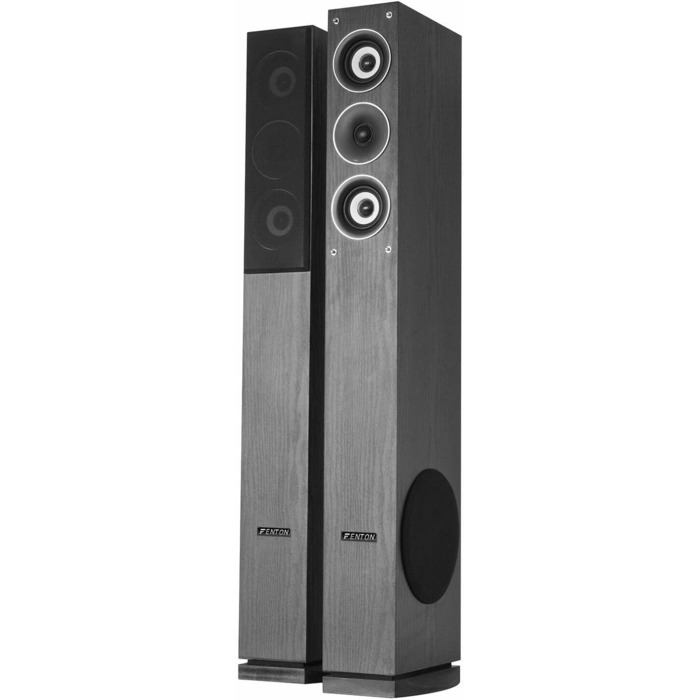 Пара 3-смугових підлогових динаміків Fenton SHFT52B HiFi - 500 Вт - чорний