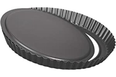 Грило Кухонний посуд 410732 г Форма для тарталеток, алюміній з антипригарним покриттям, чорний, 32 см
