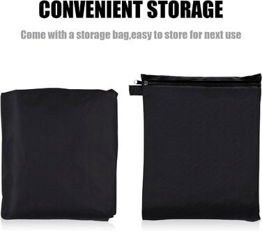 Водостійкий чохол для садово-патіо меблів 600D Oxford, захист від пилу, сонця та вітру (242x162x100cm, 160x100x75cm)