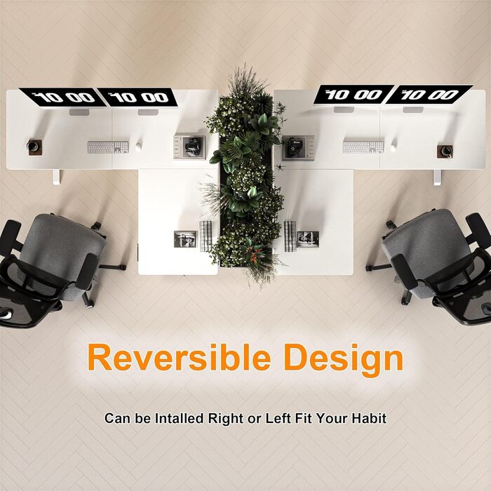 Електричний кутовий стіл BEXEVUE 160x140 см з регулюванням висоти, 3 пам'яті, антиколізійна система, для дому та офісу