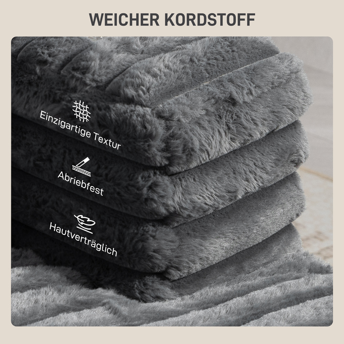 Шезлонг-диван на двох осіб, великий розкладний диван 134 x 151 см з підстаканниками для вітальні, сірого кольору