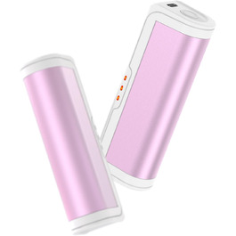 Електричні грілки для рук 2 шт. - багаторазові, USB, з 3 режимами нагріву, для дітей та жінок (рожеві)