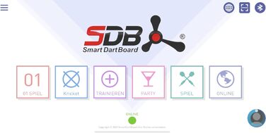 Електронна дошка для дартсу Dartona Smart Dartboard Керування програмами Bluetooth 4.0 Режим онлайн-гри Грайте в турніри по всьому світу