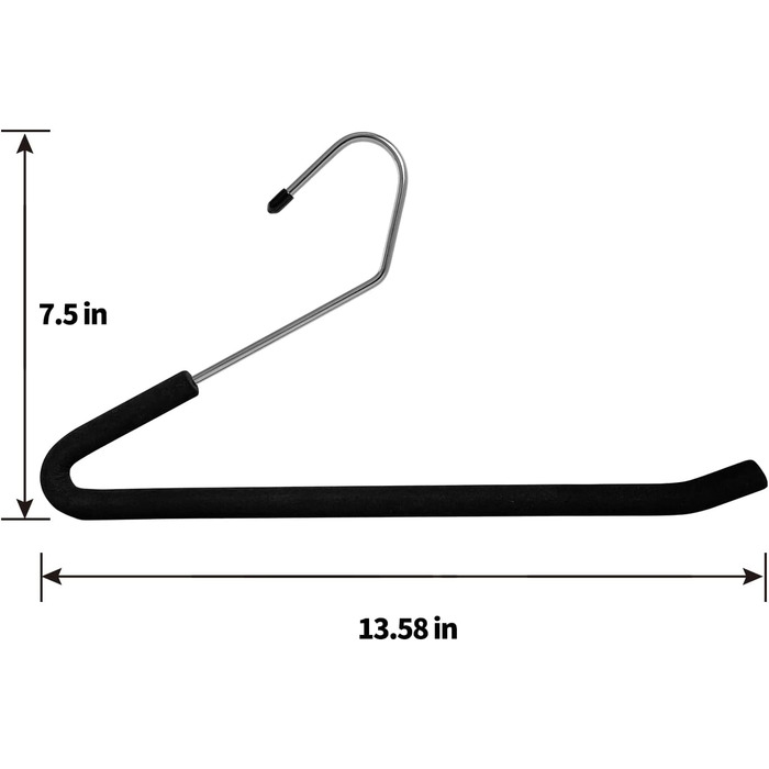 Вішалки для штанів Homa Jia: 20 шт., з антиковзаючим покриттям, для джинсів та штанів