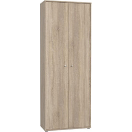 Полиця для нової кімнати Книжкова шафа Sonoma Oak Modern - 73.7x85.5x34.8 см (ШxВxГ) - Шафа з полицею - Albus.Seventeen Кабінет Вітальня (82- Кабінет)