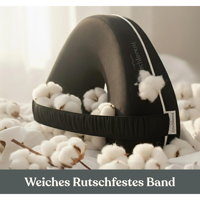 Подушка для ніг для тих, хто спить на боці, з піною з пам'яті - Інноваційна подушка для ніг, адаптована до потреб тих, хто спить на боці. Підтримує до 95 кг.