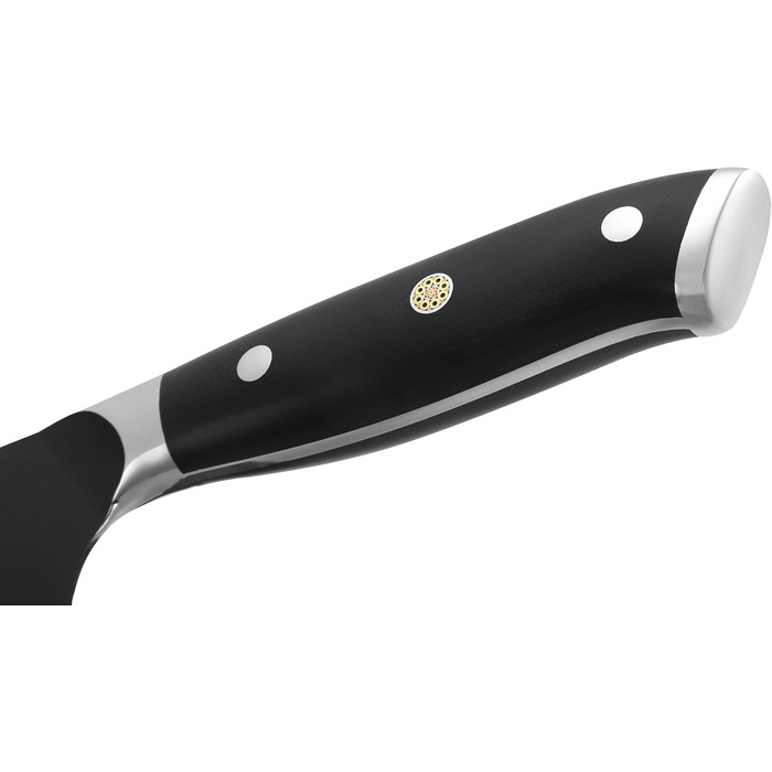 Набір кухонних ножів Wakoli Titanium Noir (5 предметів) з бруском - професійний набір кухонних ножів з титановим покриттям, нержавіюча сталь, чорне покриття, магнітний брусок