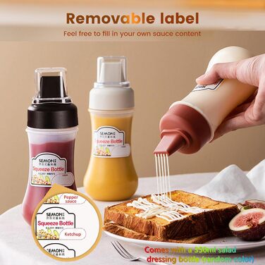 Електрична салатниця 4л: автоматичний сушар для салату, овочів та фруктів з пляшкою 350мл