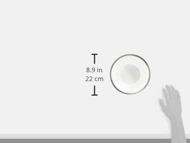 Скляна кришка для каструль та сковорідок WMF 20 см, термостійке скло з металевою ручкою, підходить для посудомийки