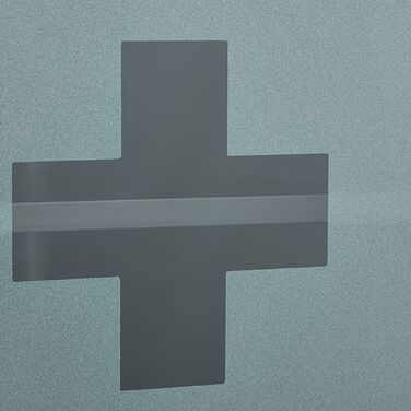 Шафка для медикаментів Relaxdays зі скляними дверцятами