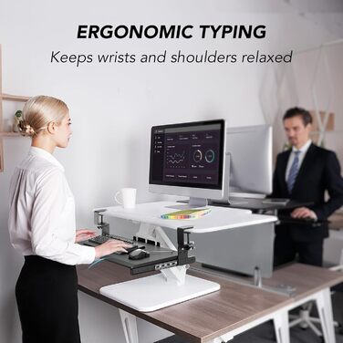 Висувна підставка для клавіатури під стіл з К-кріпленням, великого формату, стійка, ковзна платформа 838 мм x 280 мм, висувна платформа для комп'ютера (Чорний)