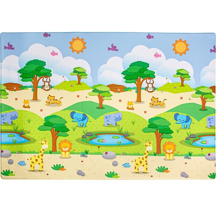 Дитячий килимок Mealux DuoActive Pro MA02-2 (арт. KD-MA02 Duplex Sample) - ідеальне рішення для безпечних та комфортних ігор вашого малюка!